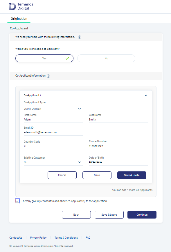 Co-applicant No