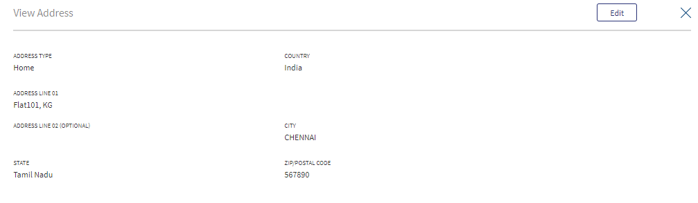 View Address