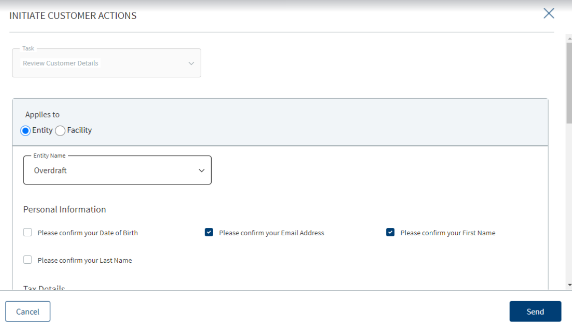 Customer Actions