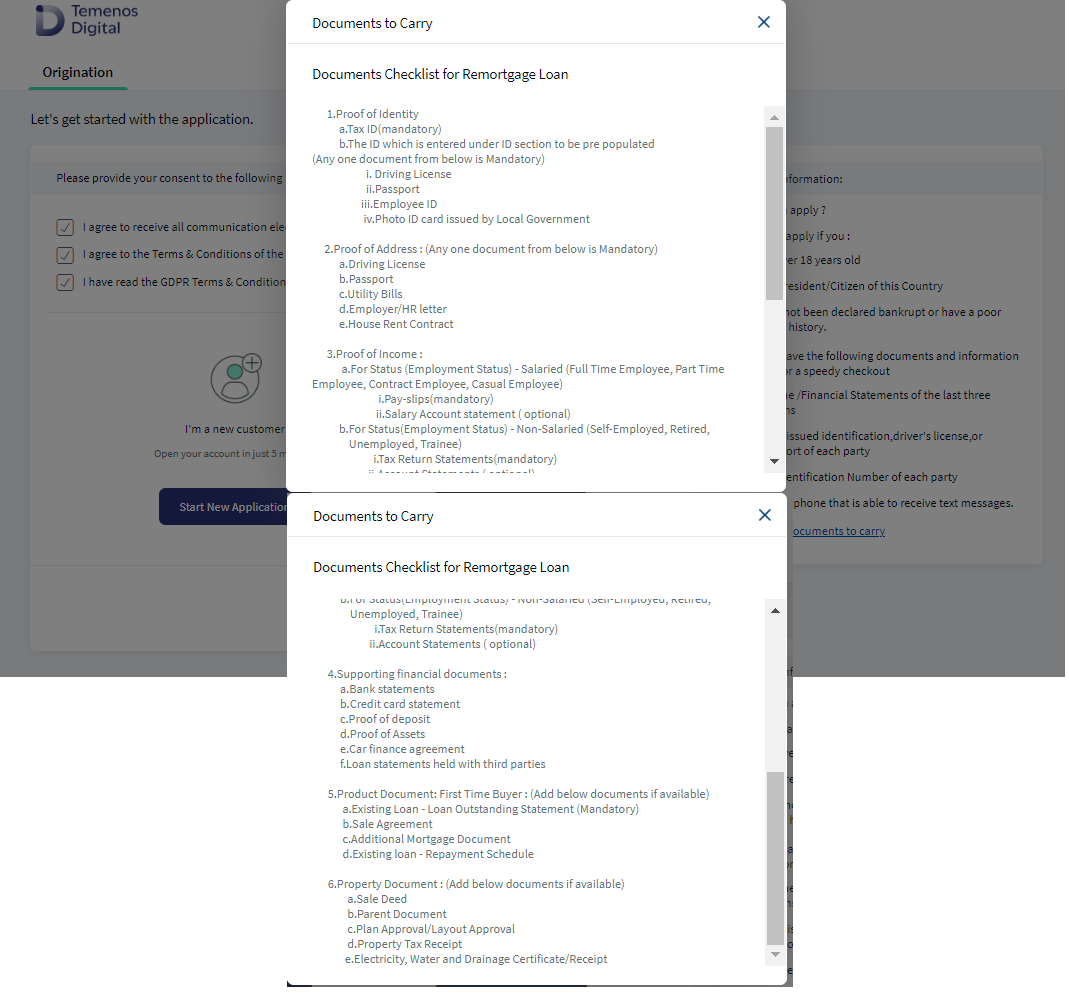 Remortgage Checklist Remortgage Checklist