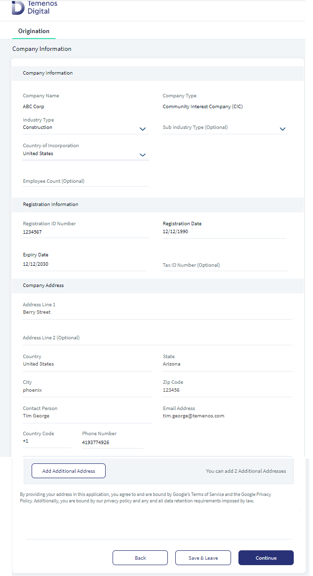 CompanyInformation CompanyInformation