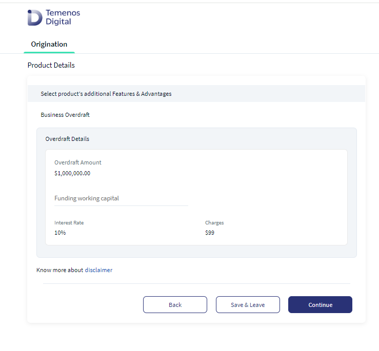 Overdraft Product Details 