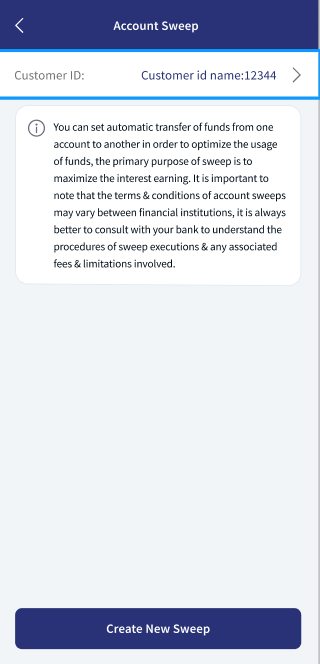 Account Sweep Notification