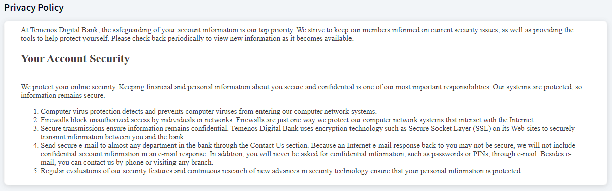 Privacy Policy Sample