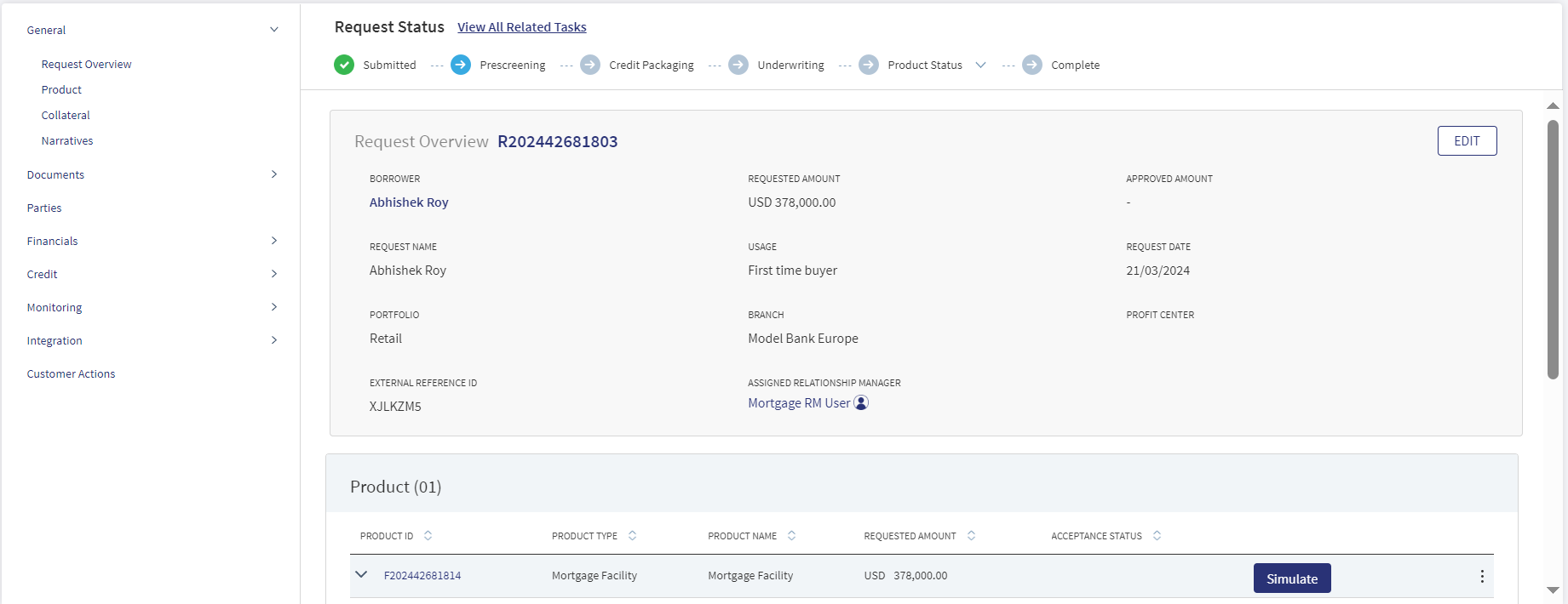 Request Overview