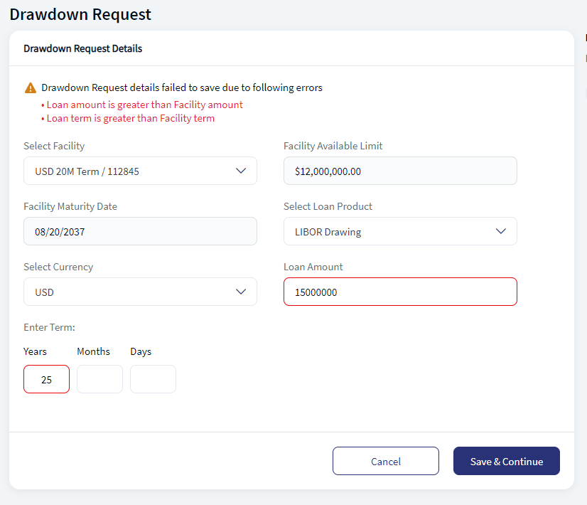 Create Drawdown