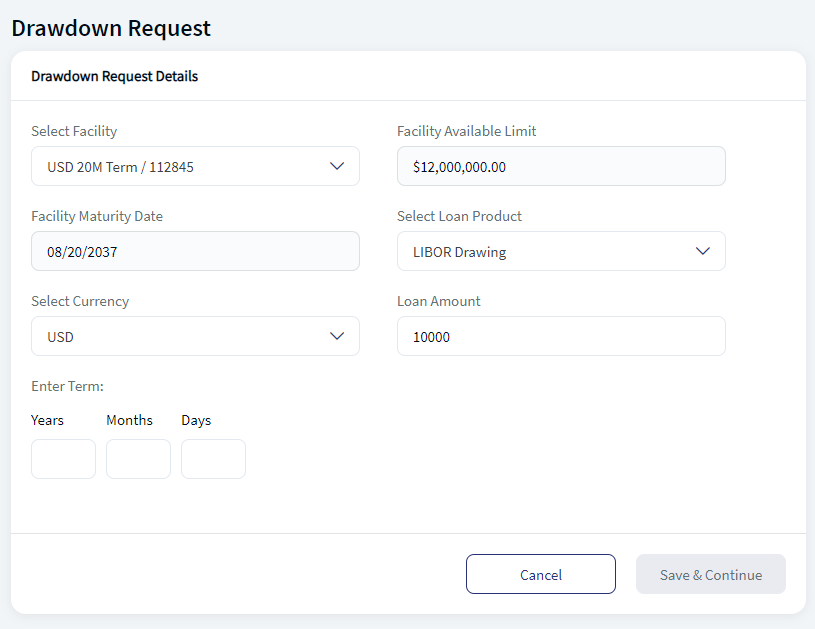 Create Drawdown