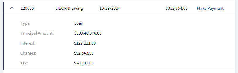 Upcoming Payments - Records Expanded