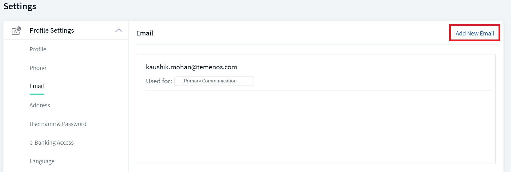 Add Email