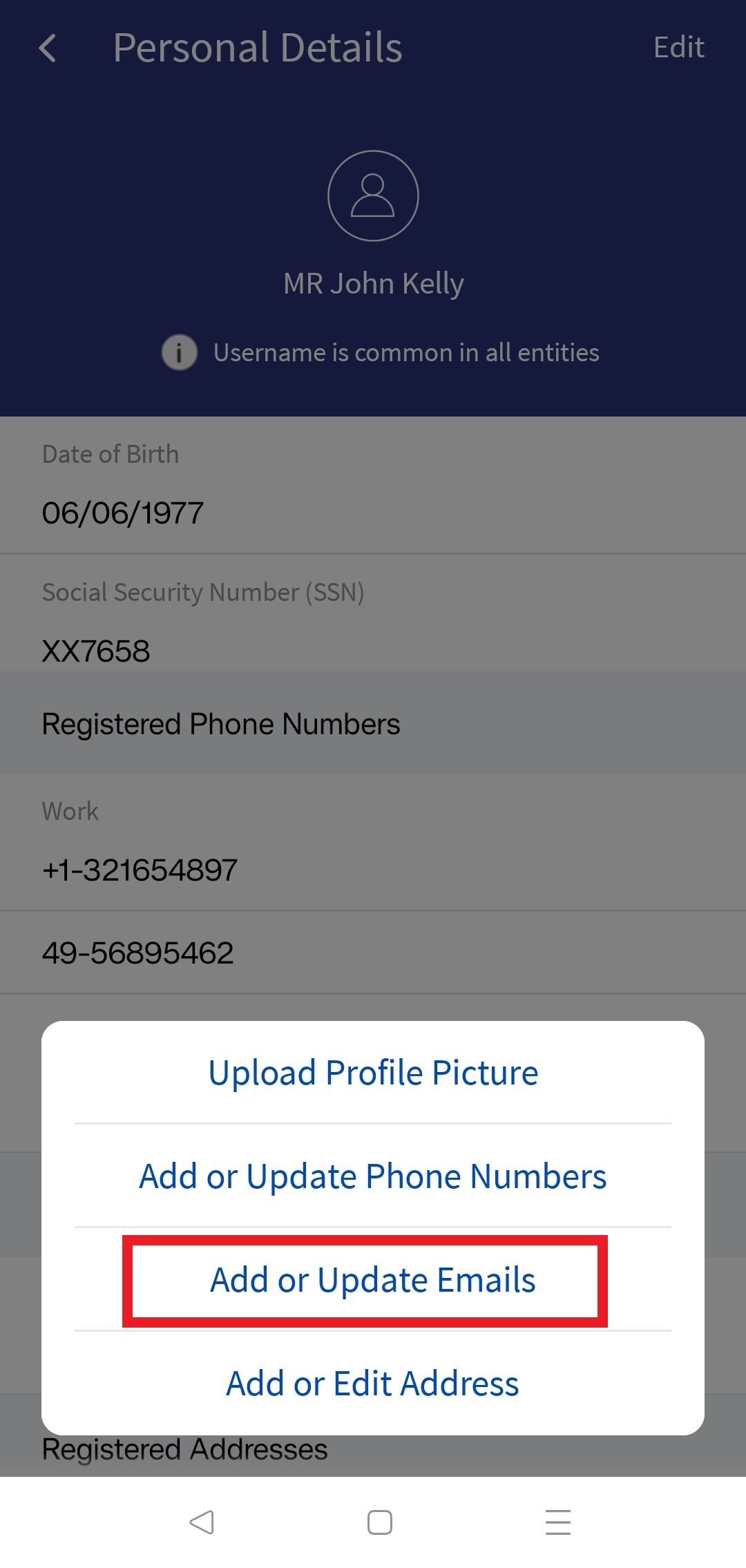 Add New Email