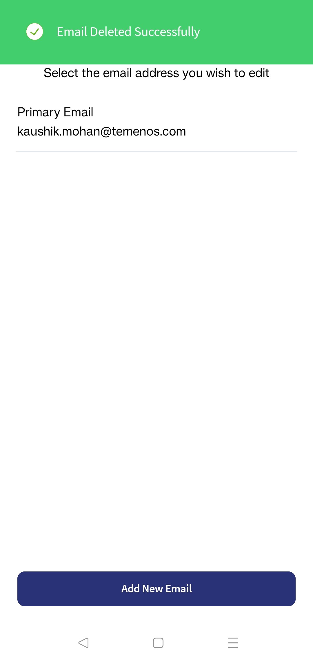 Edit Existing Email
