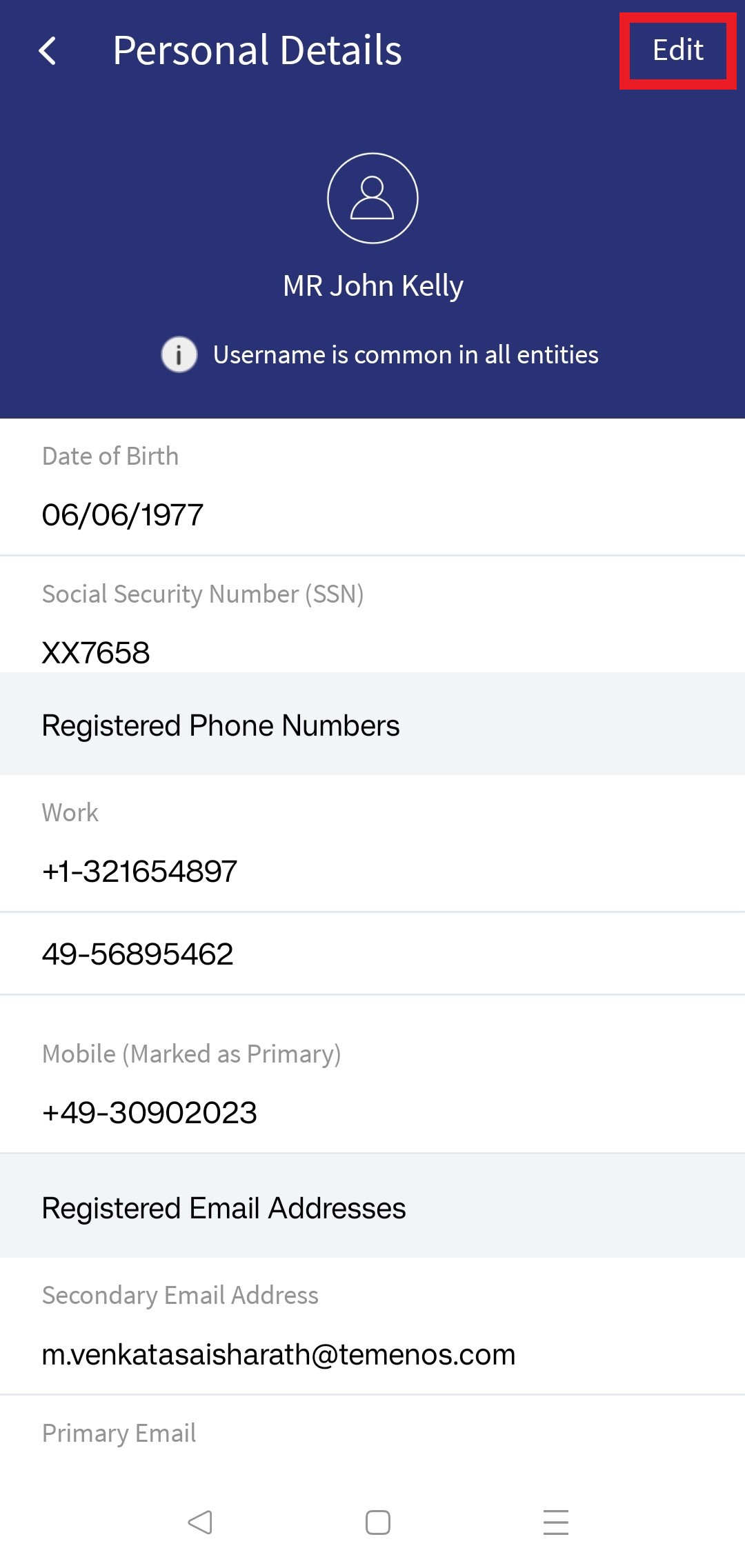 Edit Existing Email