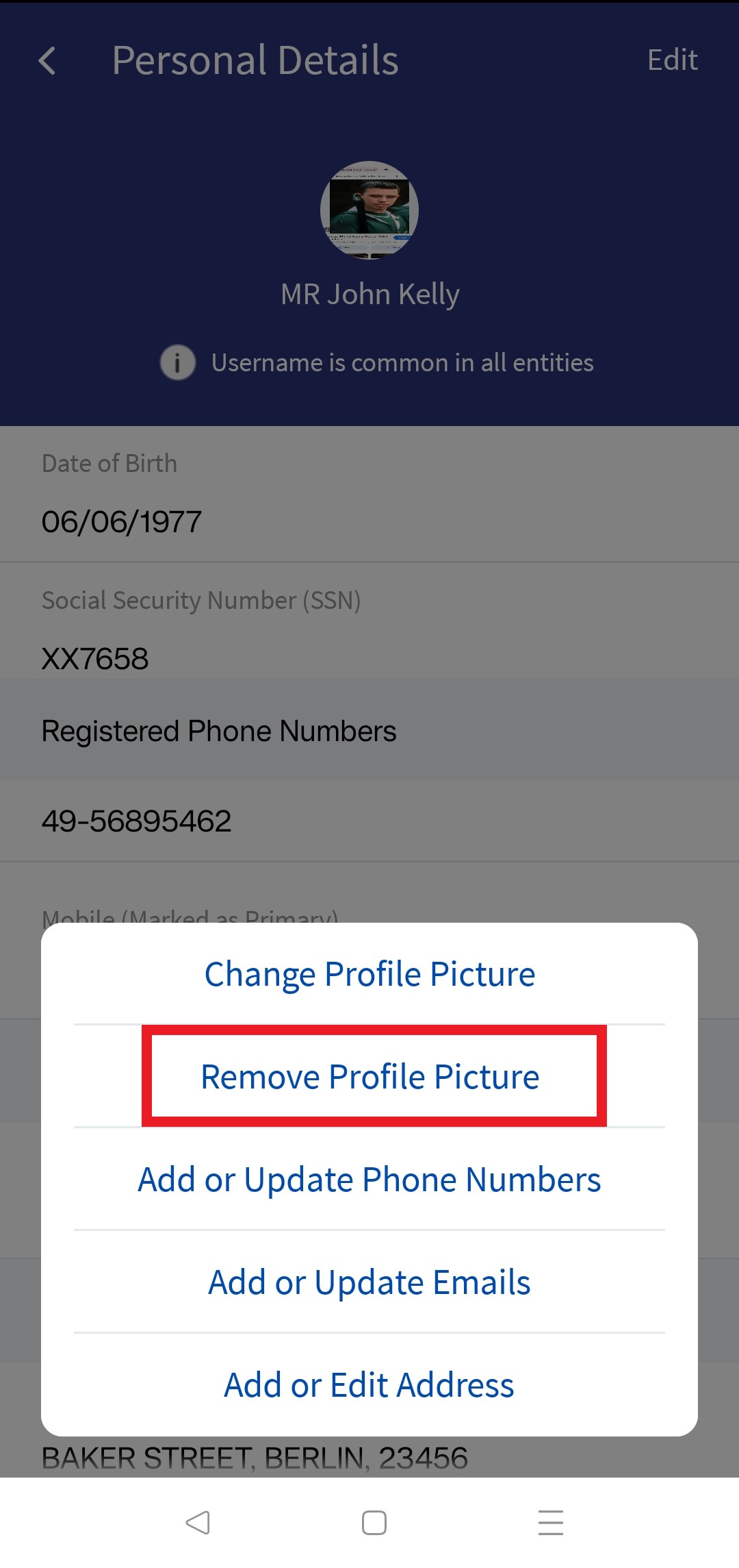 Delete Photo