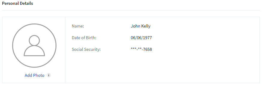 Personal Details