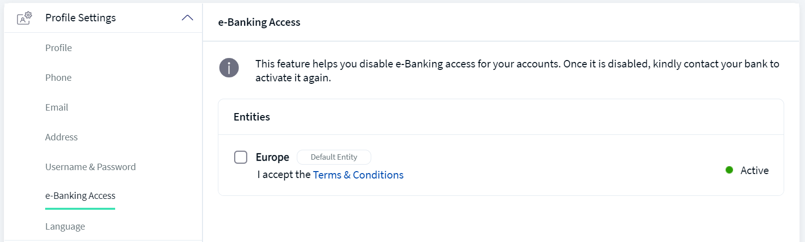 E-Banking