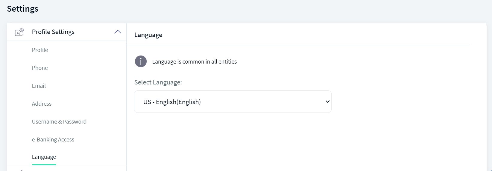 language