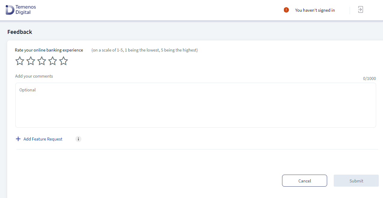 Feedback Page