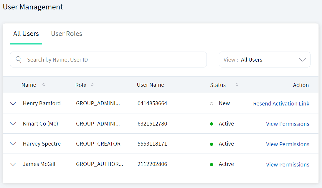 View Permissions