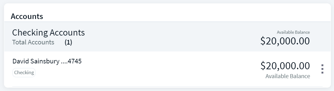 Accounts Accounts
