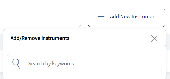 AddNewInstrument