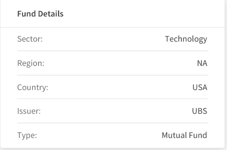 Fund Details Fund Details