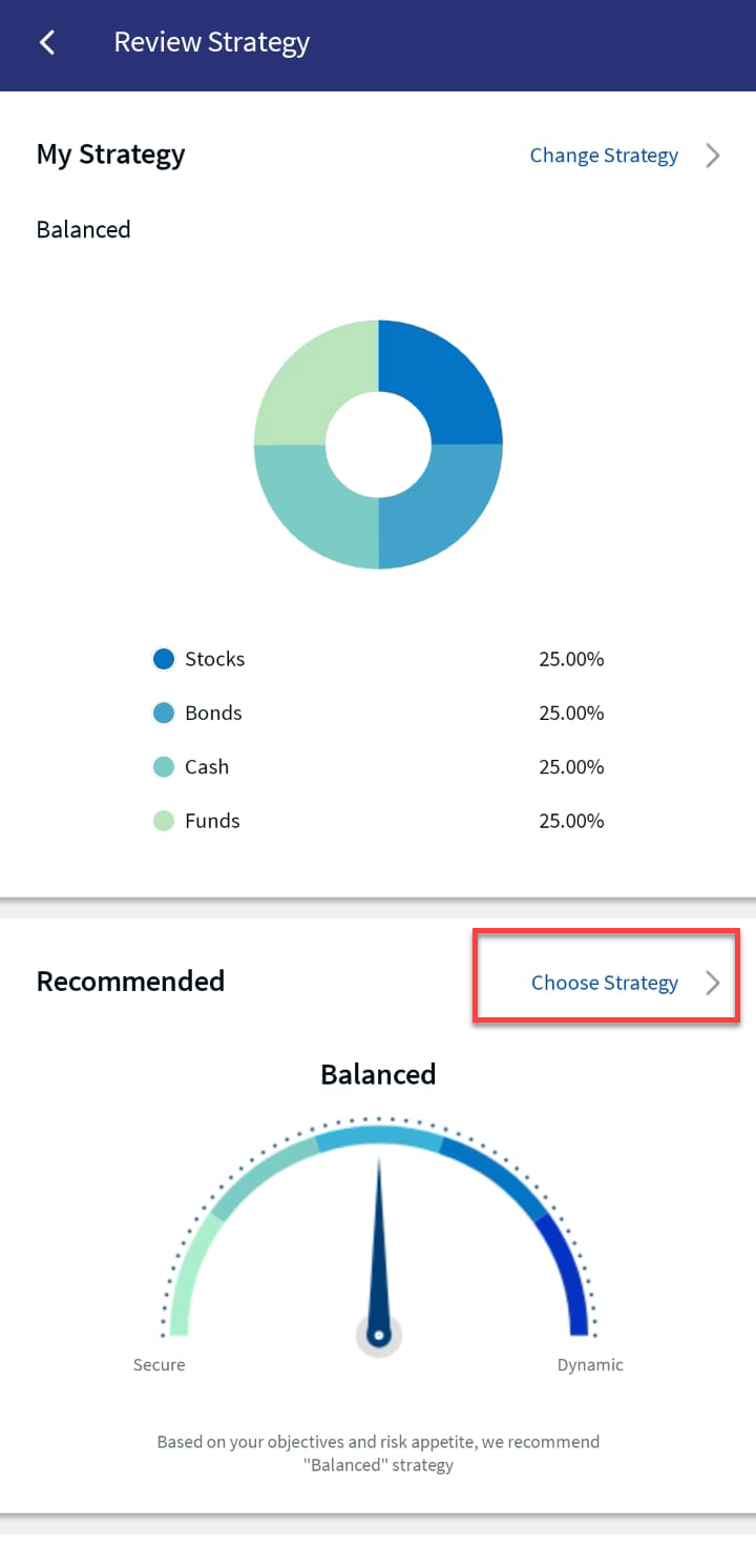 Recommended Strategy