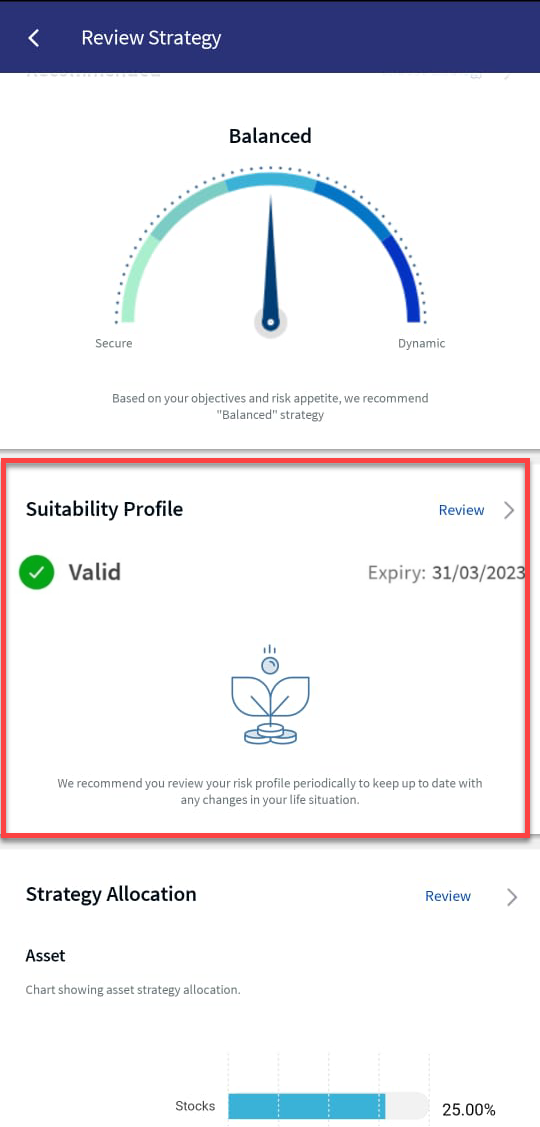 Suitability Profile
