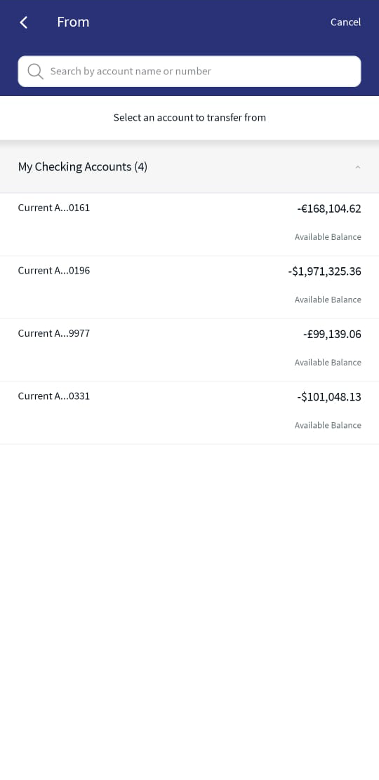 Transfer Cash
