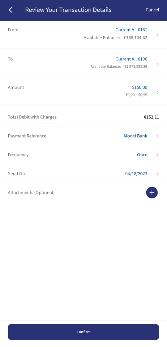 Transfer Cash