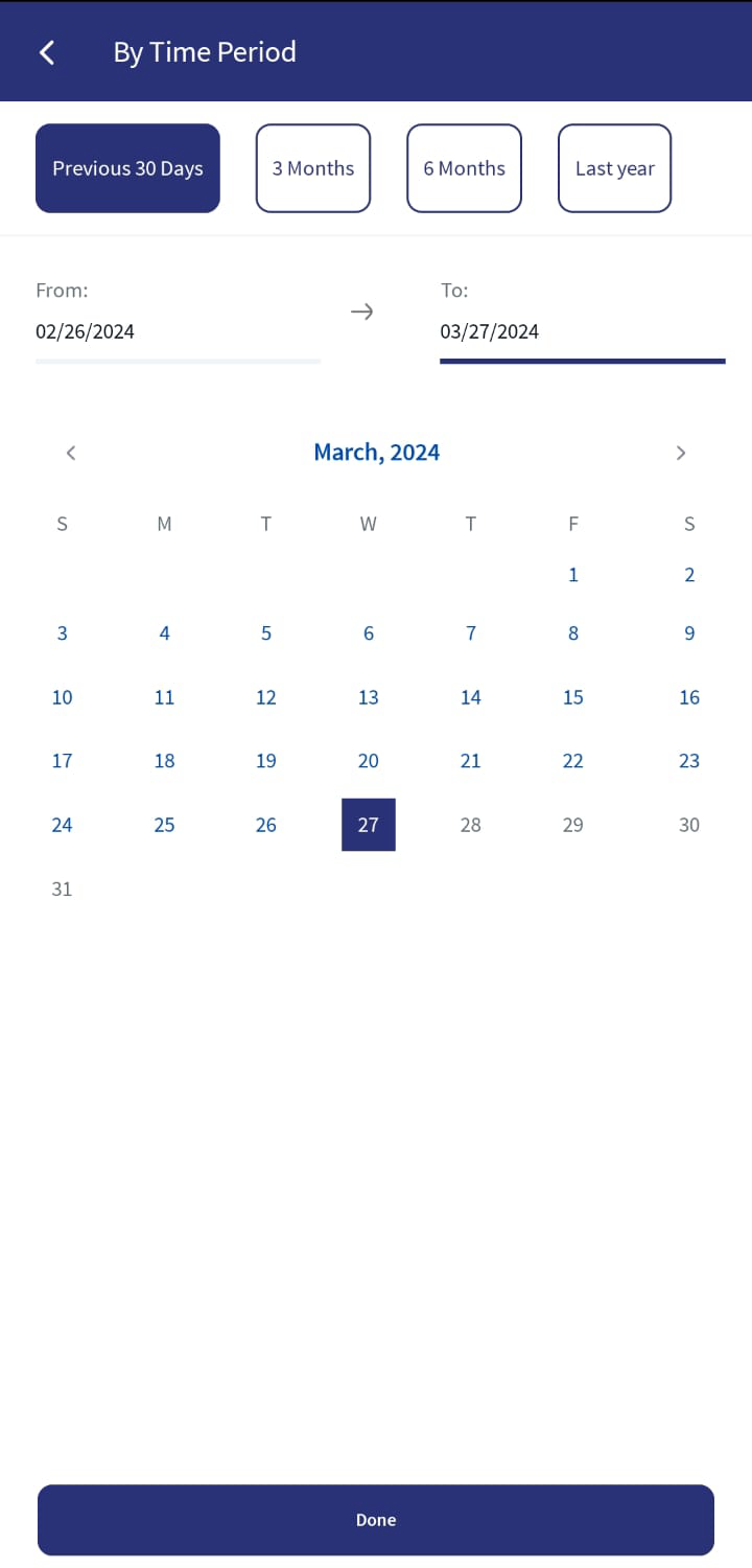 Generate Reports By Time Period