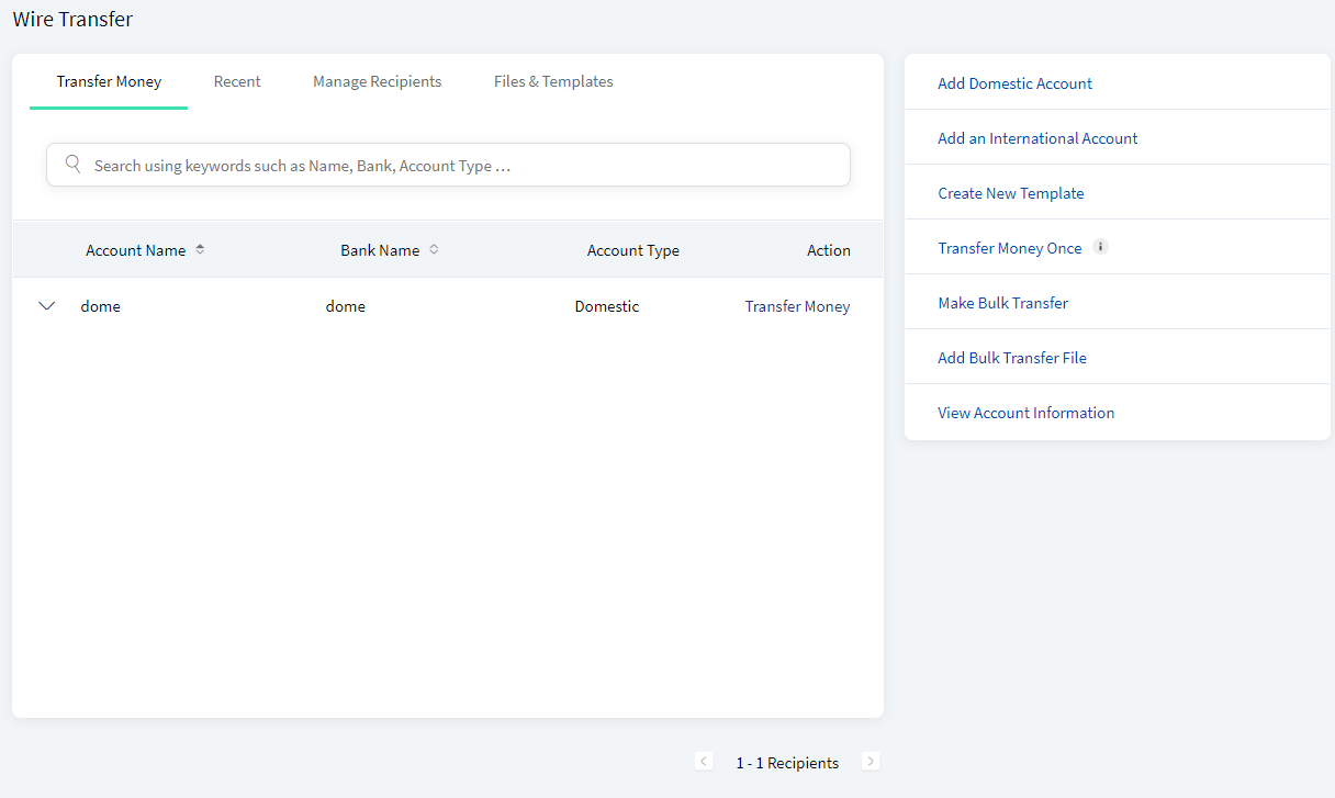 Wire Transfer Wire Transfer
