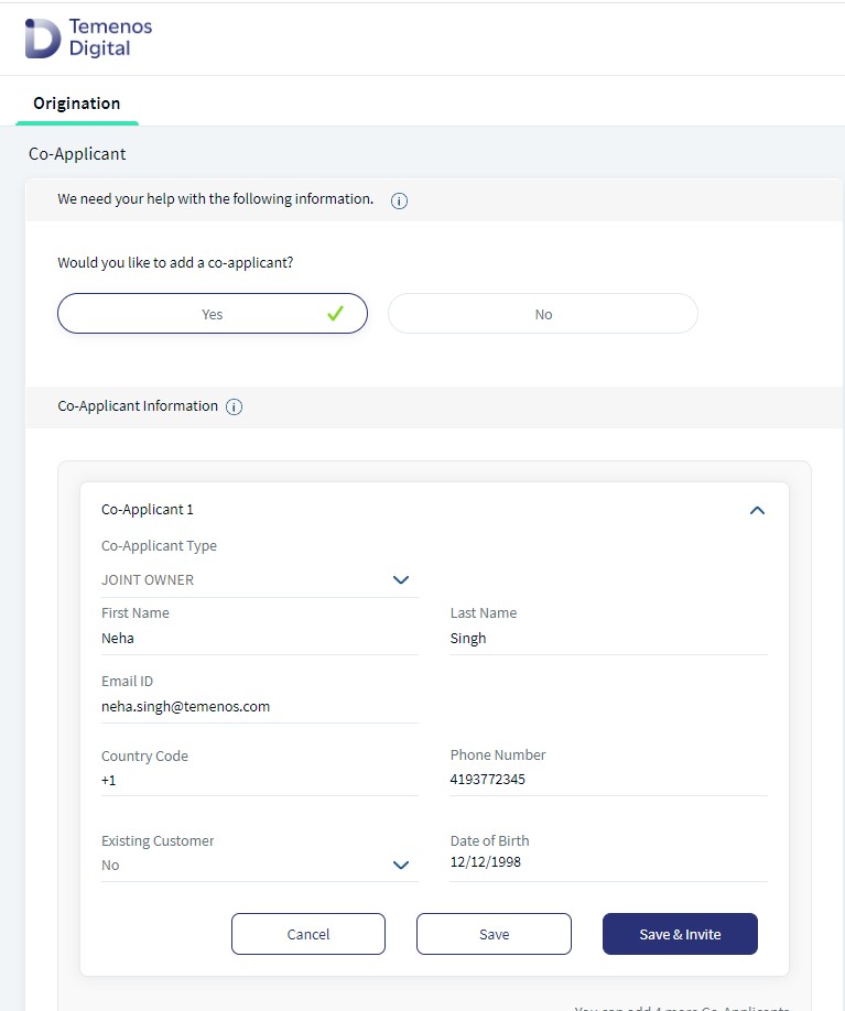 Coapplicant