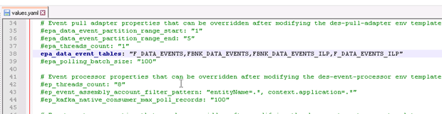 Configuring values.yaml