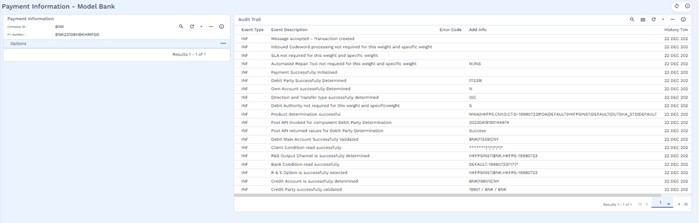 Updated Audit Trail