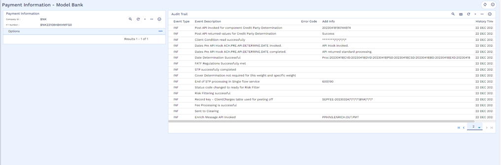 Updated Audit Trail