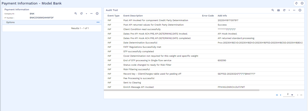 Updated Audit Trail