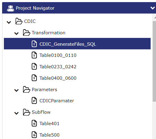 Project Navigator