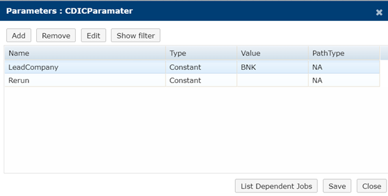 CDICParameter