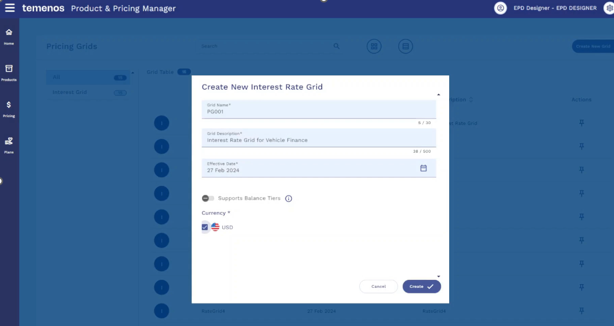 Designing the Pricing Grid Structure