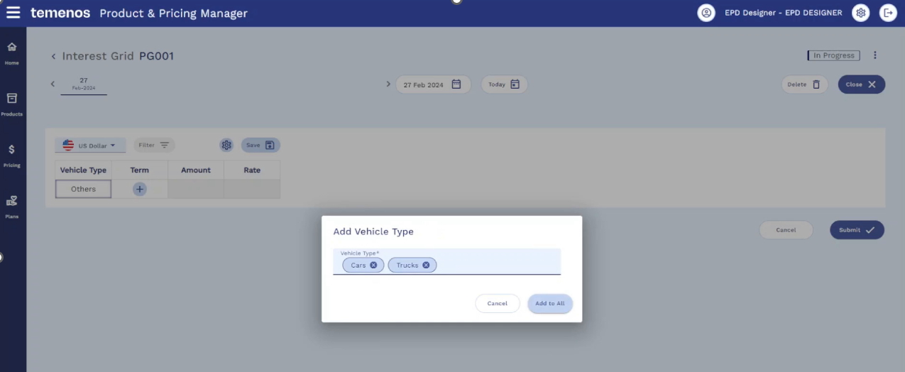 Designing the Pricing Grid Structure
