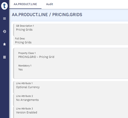 pricing grids