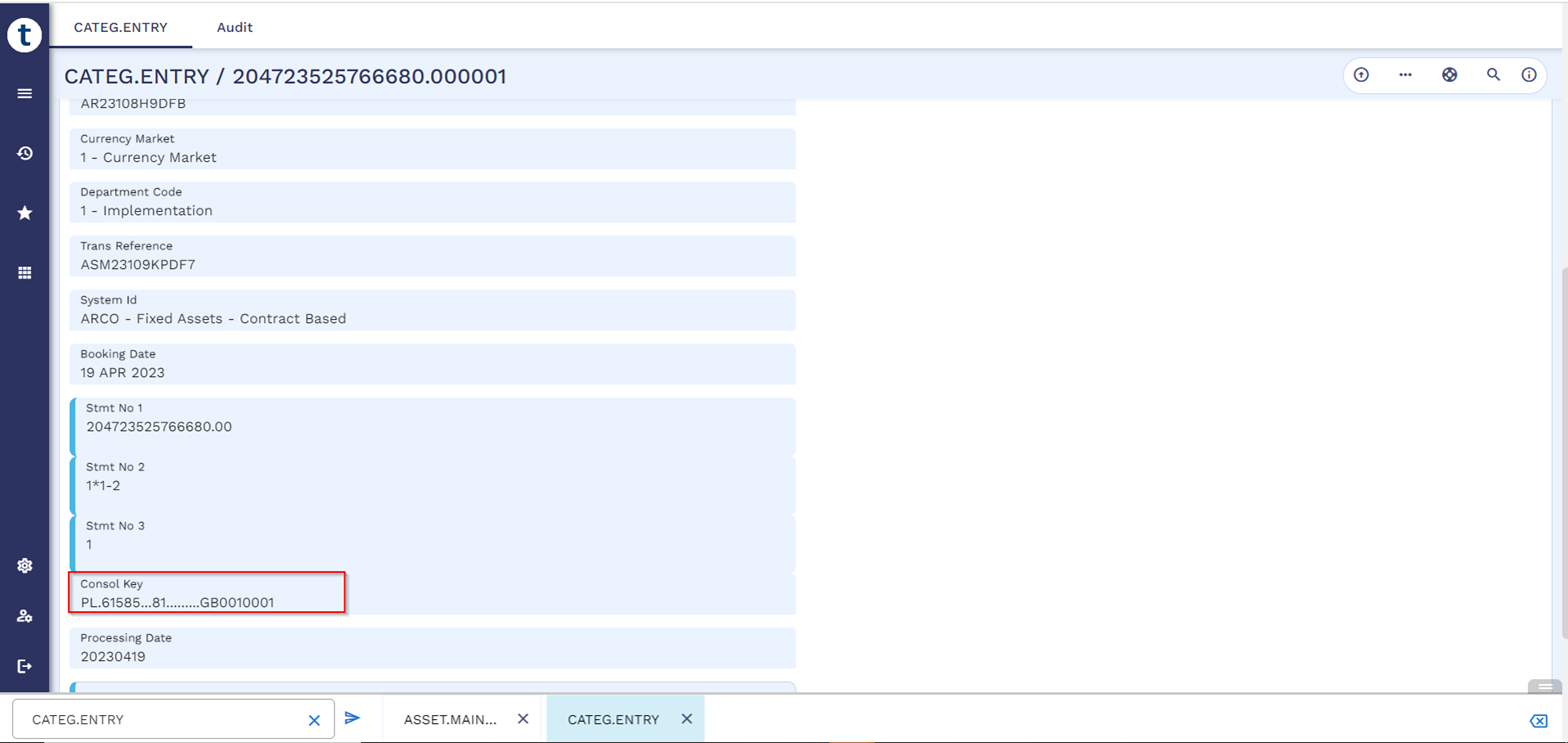 Categ Entry